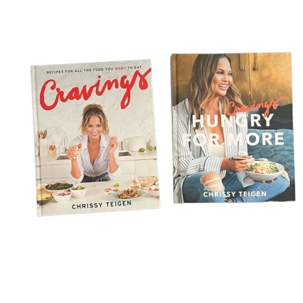EUC Chrissy Teigen’s “Cravings” and “Hungry for More” Cookbooks